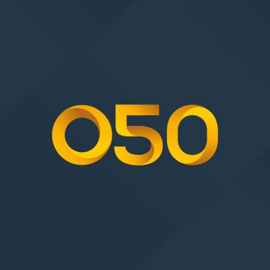 Harf ve sayı logosu O50