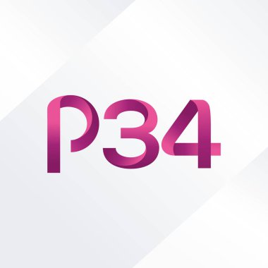 Harf ve sayı logosu P34