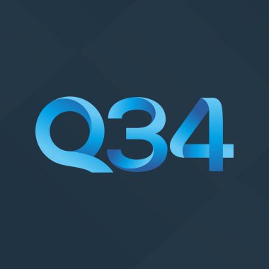 Harf ve sayı logosu Q34