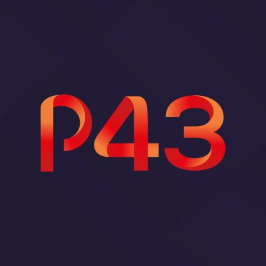Harf ve sayı logosu P43