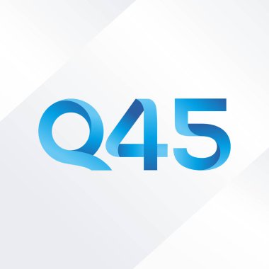 Harf ve sayı logosu Q45