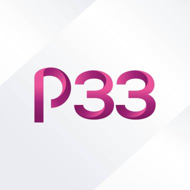 Harf ve sayı logosu P33