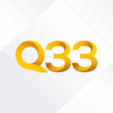 Harf ve sayı logosu Q33