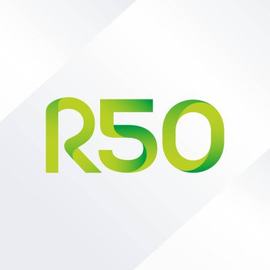 Harf ve sayı logosu R50