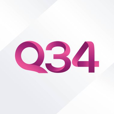 Harf ve sayı logosu Q34