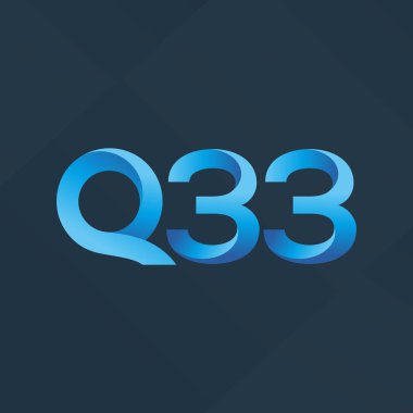 Harf ve sayı logosu Q33