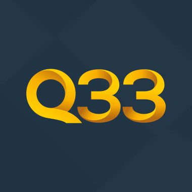 Harf ve sayı logosu Q33