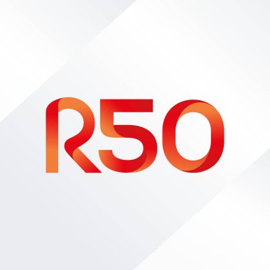 Harf ve sayı logosu R50
