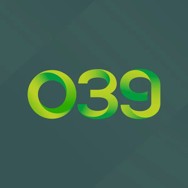 Gemensam skrivelse logotyp O39 — Stock vektor