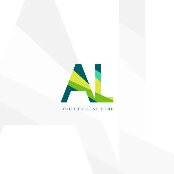 Lettres A & L entreprise Logo — Image vectorielle