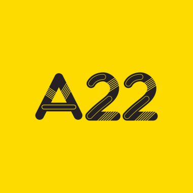 harf ve rakam logosu A22