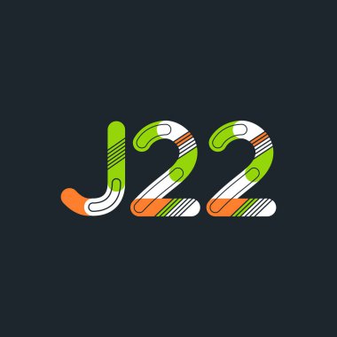 harf ve rakam logosu J22