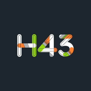 harf ve rakam logo H43