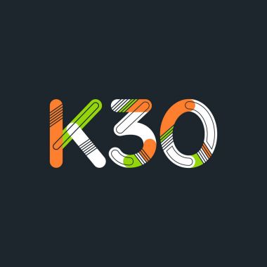 harf ve rakam logosu K30