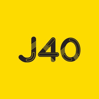 harf ve rakam logo J40