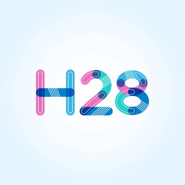 harf ve rakam logo H28
