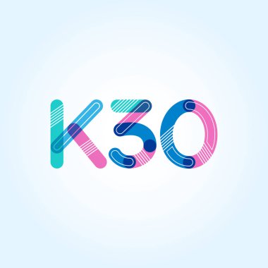 harf ve rakam logosu K30