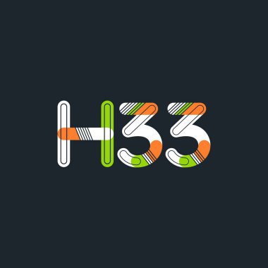 harf ve rakam logosu H33