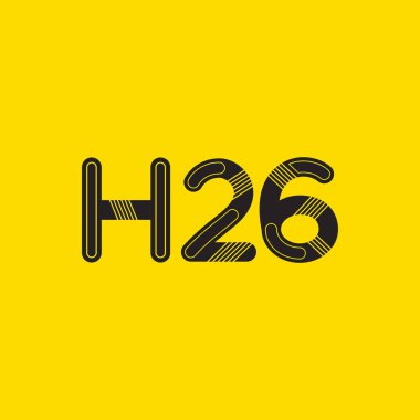 harf ve rakam logosu H26