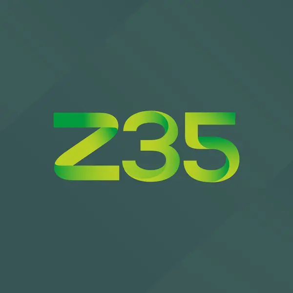 Joint letter logo Z35 — Stock Vector