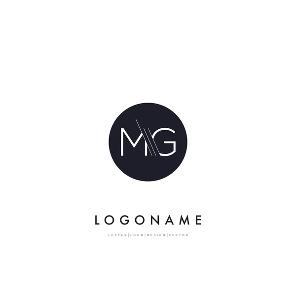 Λογότυπο της εταιρίας γράμματα M & G — Διανυσματικό Αρχείο