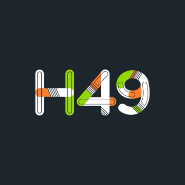 harf ve rakam logo H49