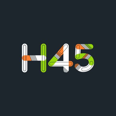 harf ve rakam logosu H45
