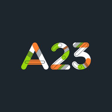 harf ve rakam logosu A23
