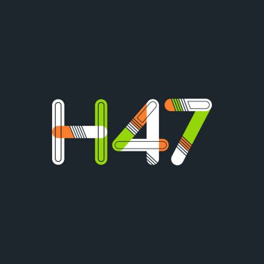 harf ve rakam logo H47