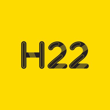 harf ve rakam logosu H22