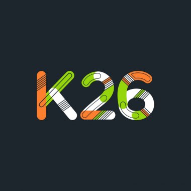 harf ve rakam logo K26