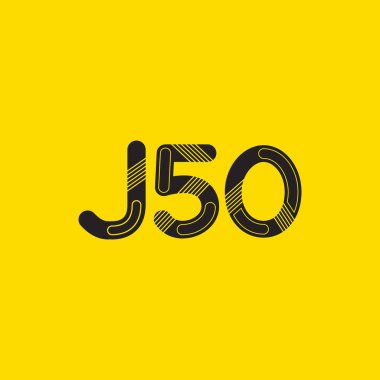 harf ve rakam logosu J50