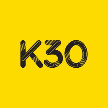 harf ve rakam logosu K30