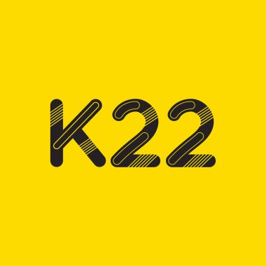 harf ve rakam logosu K22
