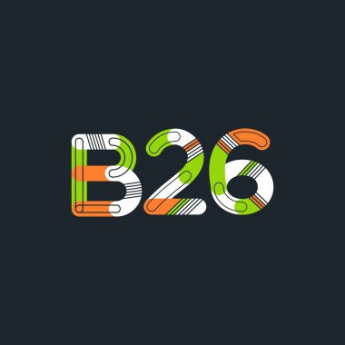 harf ve rakam logosu B26