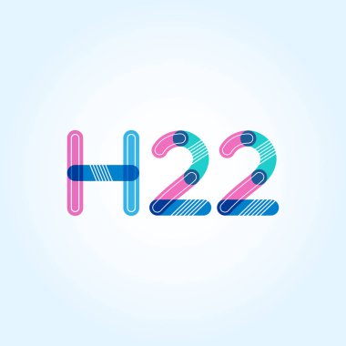 harf ve rakam logosu H22