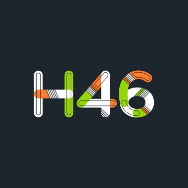 harf ve rakam logo H46