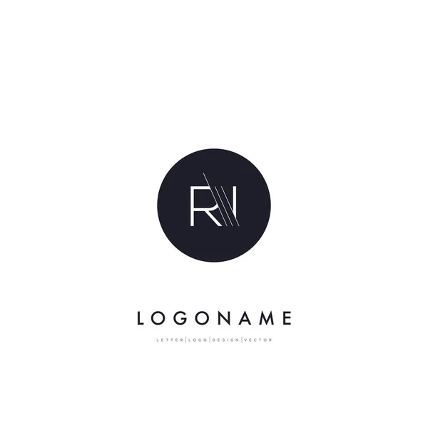Brieven R & ik bedrijf Logo — Stockvector
