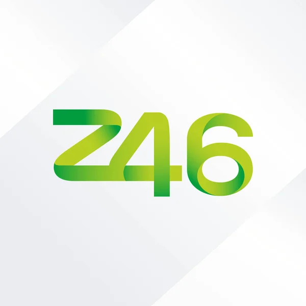 Wspólny list logo Z46 — Wektor stockowy