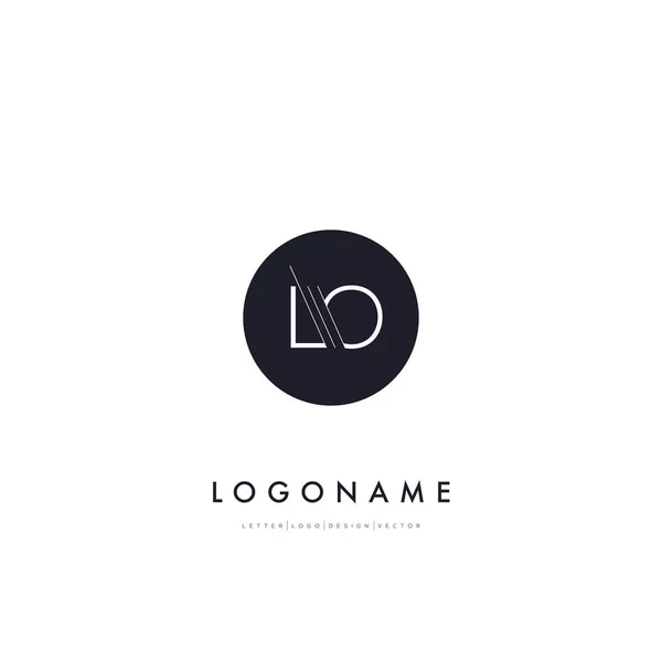 LO letters company Logo — Stock Vector