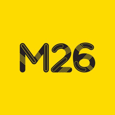 harf ve rakam logosu M26