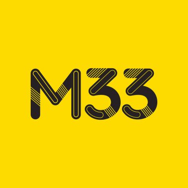 harf ve rakam logosu M33