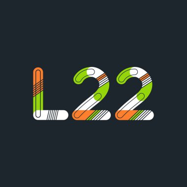 harf ve rakam logosu L22