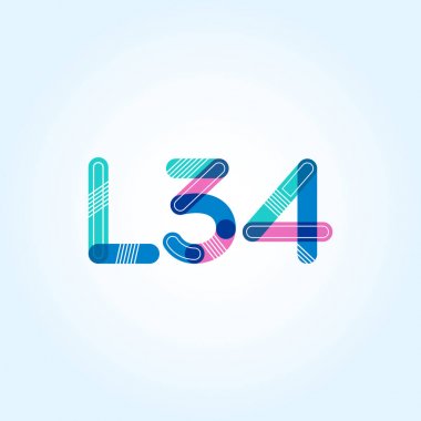 harf ve rakam logosu L34