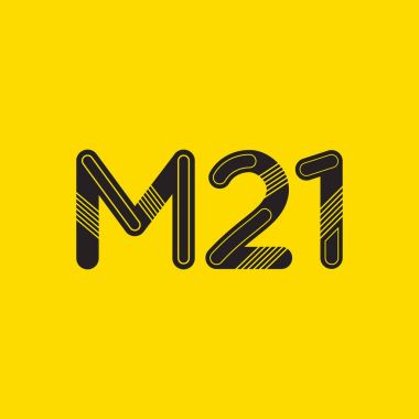 harf ve rakam logosu M21