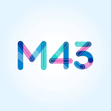 harf ve rakam logosu M43