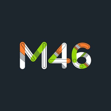 harf ve rakam logosu M46