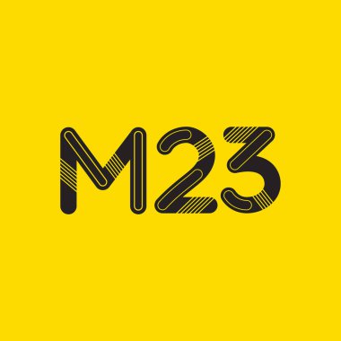 harf ve rakam logosu M23