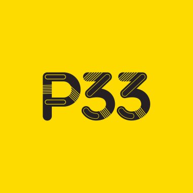 harf ve rakam logosu P33