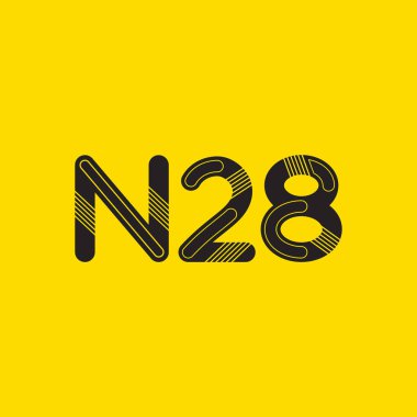 harf ve rakam logosu N28